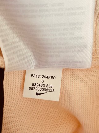Chaqueta Nike Air Mujer Talla XS Rosa Dorada