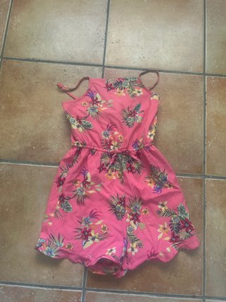 Mono corto floral niña 9-10 años