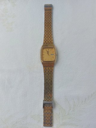 Reloj Seiko Quartz Dorado Años 70