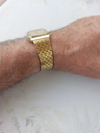 Reloj Seiko Quartz Dorado Años 70