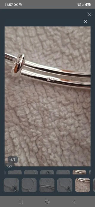 Pulsera llamador de ángel plata