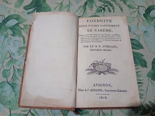 Antiguo libro 1816 de colección