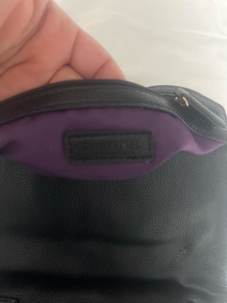 Bolso Leopardo y Negro Cadena Dorada