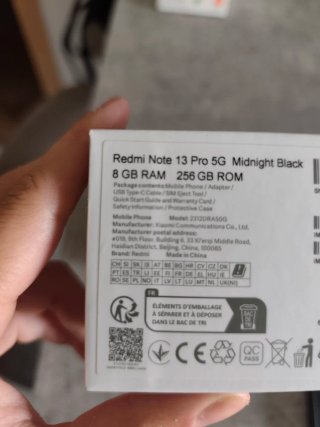 Xiaomi Redmi Note 13 Pro 5G Negro