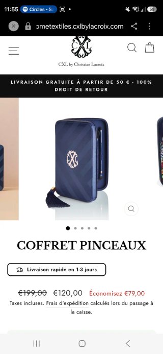 Estuche de brochas Christian Lacroix