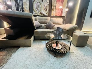 Sofá Chaise Longue Extensible con Arcón