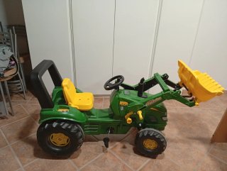 Tractor John Deere Pedales Carga Niño