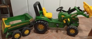 Tractor John Deere Pedales Carga Niño