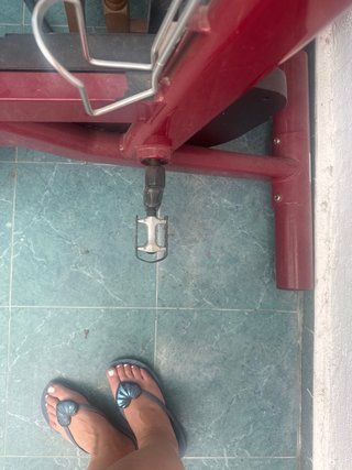Bicicleta Estática Roja
