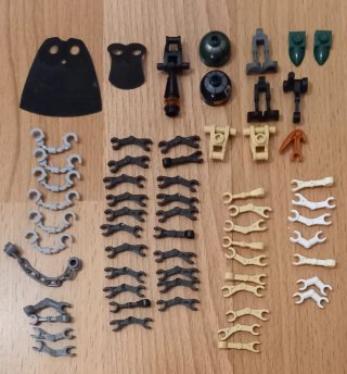 Lote piezas y accesorios LEGO