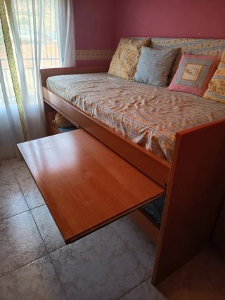 Cama nido con cama extra y cajones