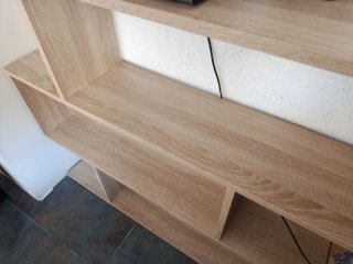 Estantería de madera estilo librería