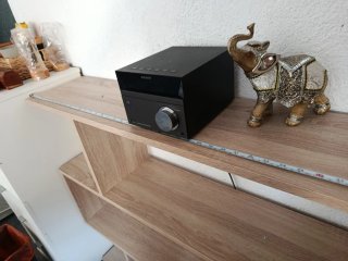 Estantería de madera estilo librería