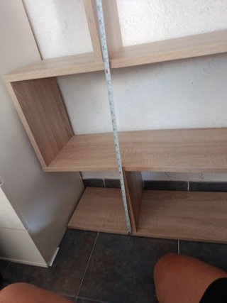 Estantería de madera estilo librería
