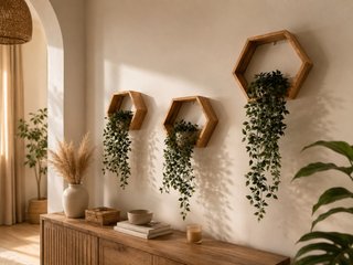 3 Estanterías de Madera de Sklum