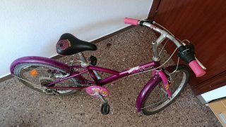 Bicicleta infantil morada Btwin