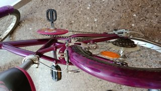Bicicleta infantil morada Btwin