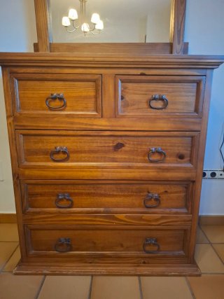 Dormitorio Mexicano Madera Maciza