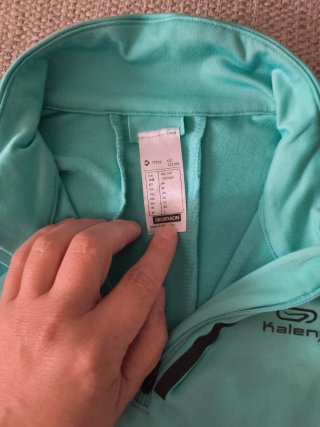 Camiseta Térmica Kalennji Teal Media Cremallera
