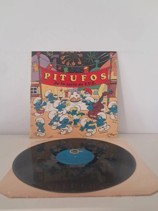 Vinilo  Los Pitufos de la Serie T.V.E formato 7"