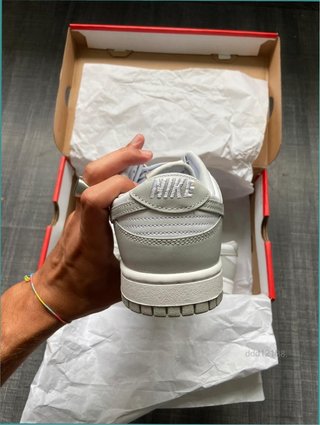 Nike Dunk Low Gris/Blanco Talla 38.5 Caja