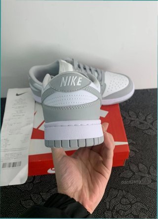Nike Dunk Low Gris y Blanco Talla 36