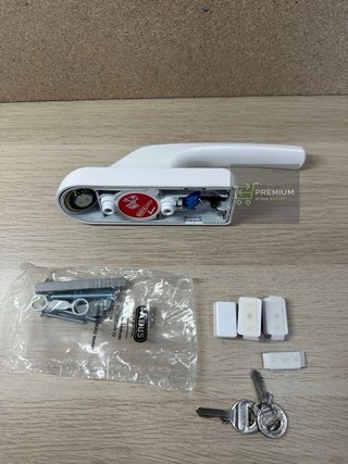 ABUS Tirador de ventana con cerradura FG300A AL012