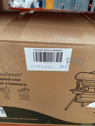 Interbaby Bañera Cambiador Bebé Plegable