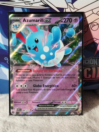 Carta Pokémon Azumarill EX 084/217