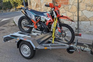 Remolque para motos de trial