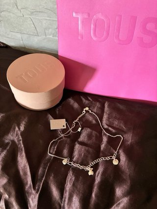 Collar TOUS original Luah plata 3 motivos etiqueta