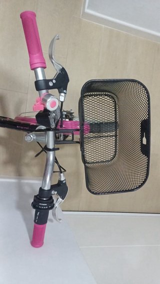 Bici infantil 7-10 años rosa y negra