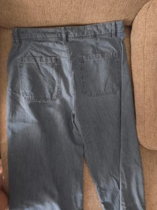 Pantalón vaquero ancho verano