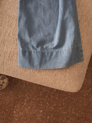 Pantalón vaquero ancho verano