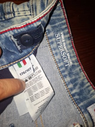 Bermudas vaqueras talla 16