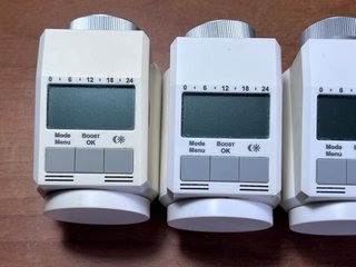 4x Valvole Termostatiche Elettroniche EQ3