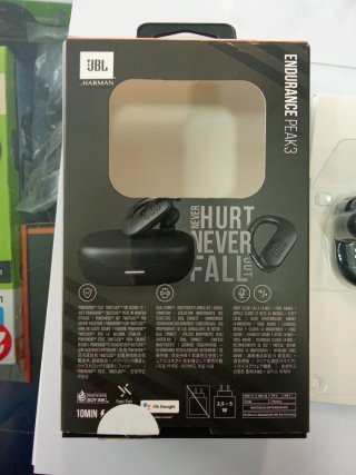 Auriculares JBL Endurance Peak 3 Negros