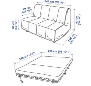 Sofá Cama Ikea Blanco