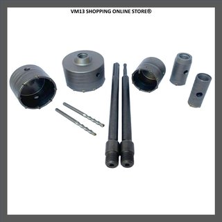 KIT FRESE A TAZZA 9 PZ DA  30 40 65 80 100 MM