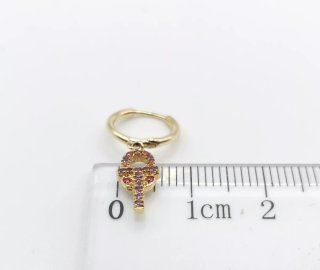 Pendiente individual Tous oro 18k