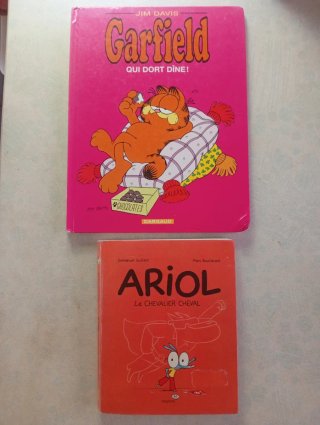 Lote de cómics y revistas en francés Okapi Ariol