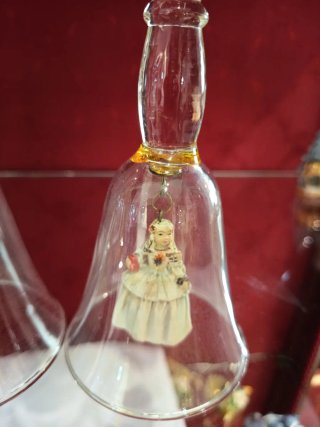 Pareja Campanitas Meninas Cristal