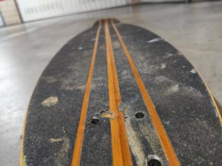 Skate surf bambú como nuevo,