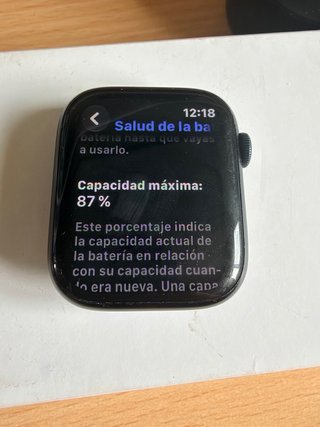 Apple Watch Series 9 45mm GPS Negro/Azul 87/ Bat