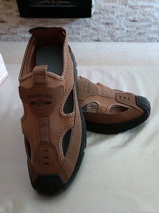 Sandalias caballero marrones y negras