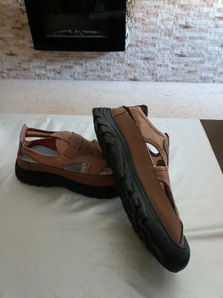 Sandalias caballero marrones y negras