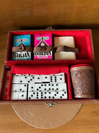 Set Gioco Carte Dadi Artigianato Messicano