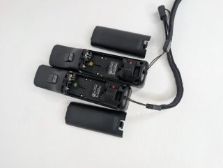 Coppia Wii Remote Neri MotionPlus Inside
