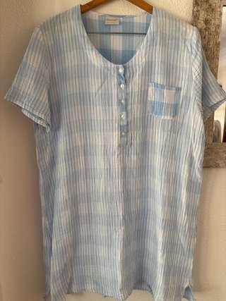 Camisón vestido 100 % algodón Egatex