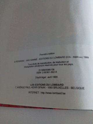 Lote de 4 tomes Thorgal  N° 24-25-26-27